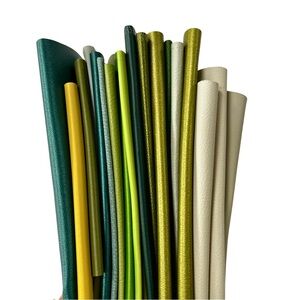 20 Designer Green Faux Leather Fabric Swatches Quilting Crafts Sewing Upholstery